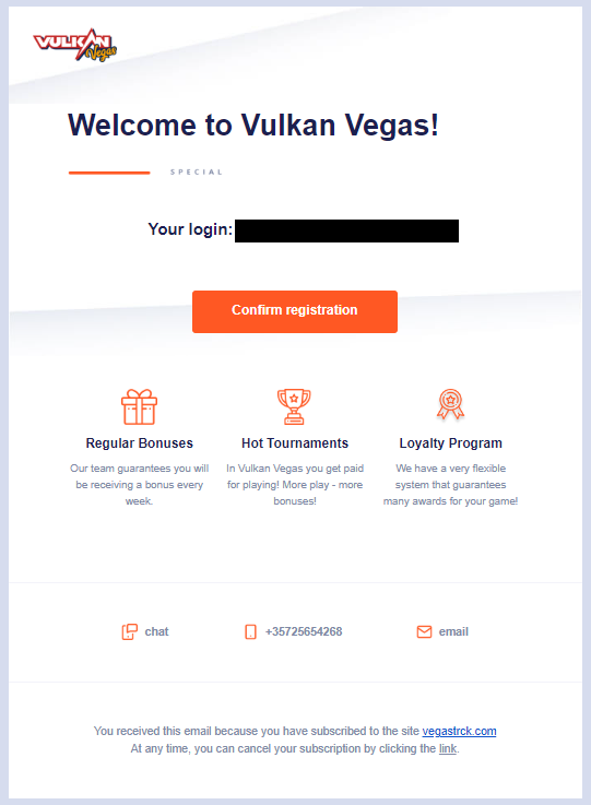 Сοnfіrm уοur rеgіѕtrаtіοn Αftеr thіѕ, уοu wіll rесеіvе а wеlсοmе еmаіl.